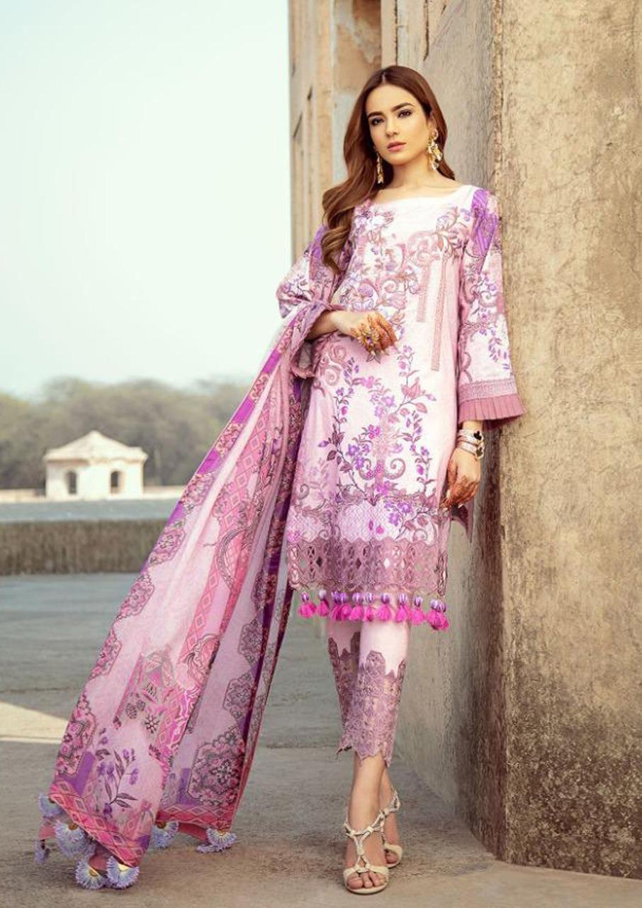 Apna Cotton Saniya 4 Latest Fancy Designer Karachi Dress Material Collection